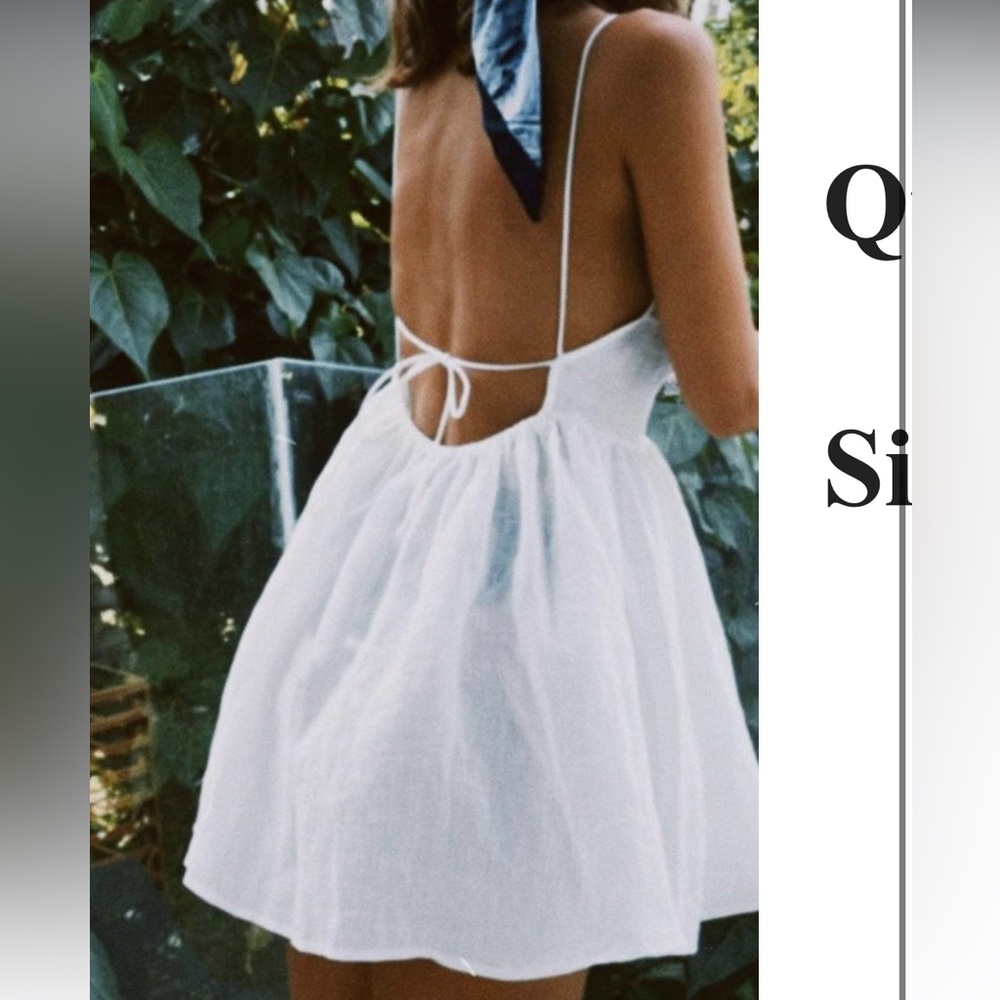 Verge Girl white dress